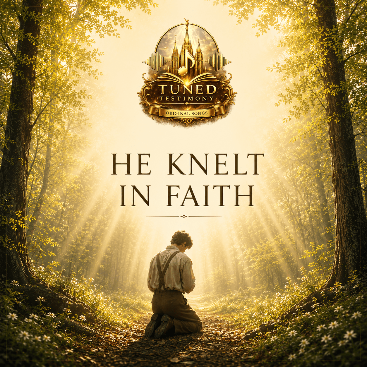 He Knelt In Faith artwork